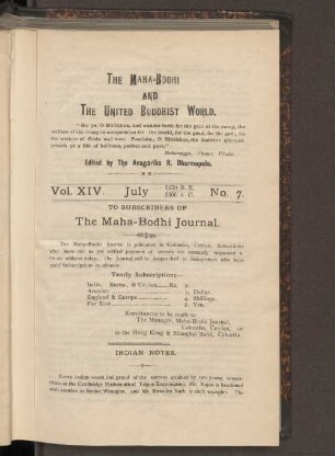 Vol. XIV. No. 7.