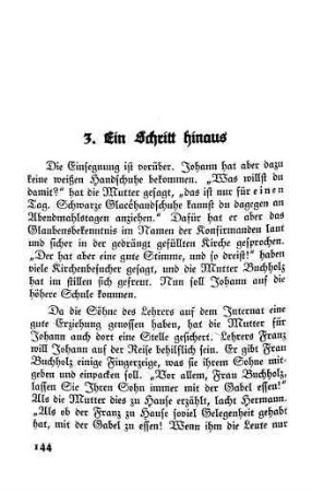 3. Ein Schritt hinaus