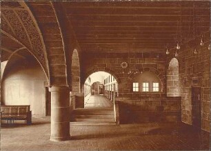 Fischer, Theodor; Jena; Universität - Flur