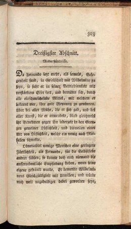 Dreißigster Abschnitt. Misverständnisse