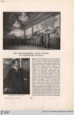 24: Die Wandmalerei Hugo Vogels im Hamburger Rathaus