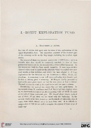 Egypt Exploration Fund : excavations at Abydos