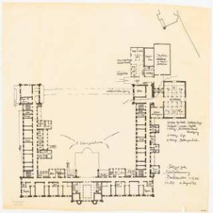 Evangelisches Diakonissenkrankenhaus Bethanien, Berlin-Kreuzberg Umbau. Hauptgebäude: Zielplanung 1:200