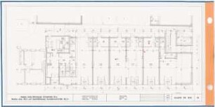 Engelhardt Hof, Berlin: Umbau Bauteil B (Bestand): Grundriss Erdgeschoss 1:50