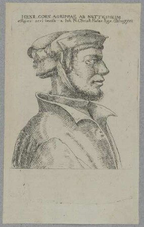 Bildnis des Henr. Corn. Agrippae ab Nettesheim