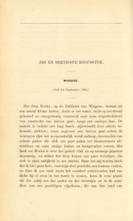 Zes en dertigste hoofdstuk. Waigeoe