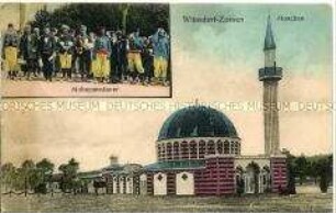 Ansicht der Moschee in Kriegsgefangenenlager Wünsdorf bei Zossen