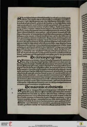 De maioritate et obedientia