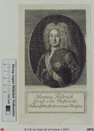 Bildnis Henning Friedrich von Bassewitz (1726 Graf)