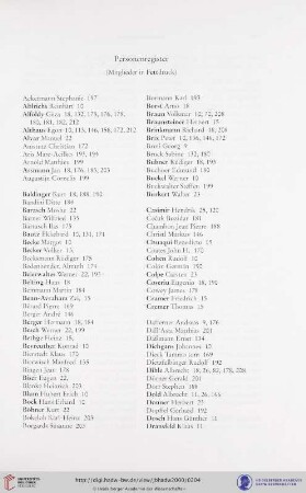 Personenregister