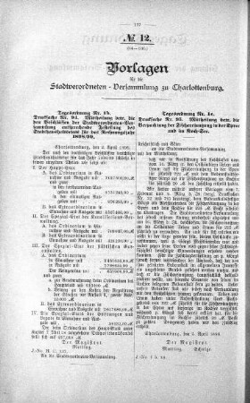 No. 12. (94-106.), 13. April 1898
