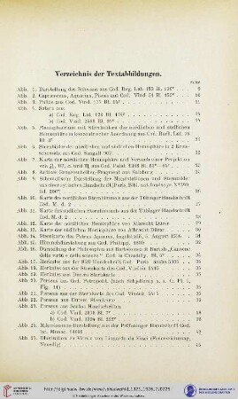 Verzeichnis der Textabbildungen