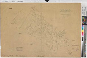 Olfen (Olfen), Flurbereinigung Vinnum, Bl. 1 Schätzungskarte Olfen Stadt Flur 1