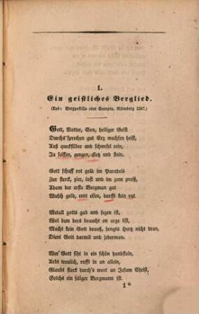 Sächsische Bergreyhen: Sammlung der schönsten alten und neuen Lieder ernsten und heitern Inhalts für Berg- und Hüttenleute herausgegeben von Moritz Doering, 2