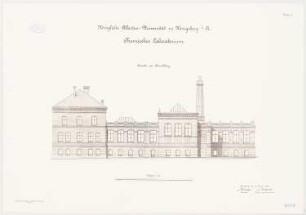 Chemisches Laboratorium der Albertus-Universität Königsberg: S-Ansicht 1:100