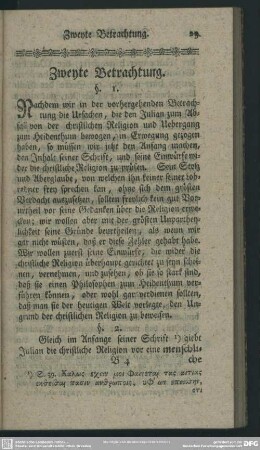 Zweyte Betrachtung