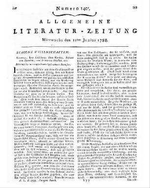 Über Somnambulismus und dessen Wahrscheinlichkeit : dem Publikum zur Prüfung vorgelegt. - Philadelphia [i.e. Straßburg : Treuttel], 1787 Aus dem Franz. übers.