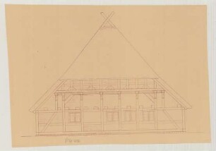 Laupin (Kreis Ludwigslust): Bauernhaus. Ansicht