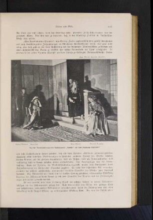 Aus der Neuinszenierung von Shakespeares "Hamlet" auf dem Dresdener Hoftheater