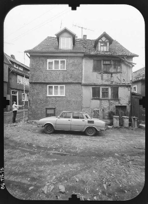 Schmalkalden, Pfaffengasse (?). Wohnhäuser. Straßenfront