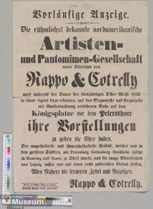 nordamerikanische Artisten- und Pantomimen Gesellschaft