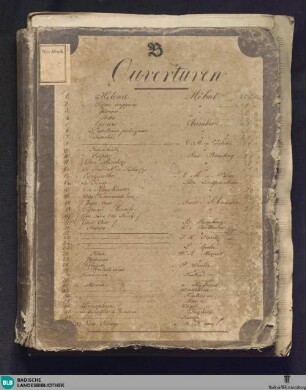 Ouverture d'Héléna a grand orchestre