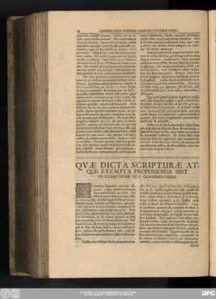 Quae Dicta Scripturae Atque Exempla Proponenda Sint Praesumtuosis Seu Confidentibus.