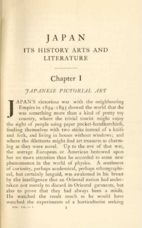 Chapter I. Japanese pictorial art