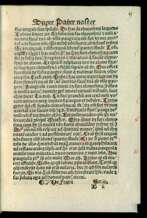 De Fratre Ser. ix.