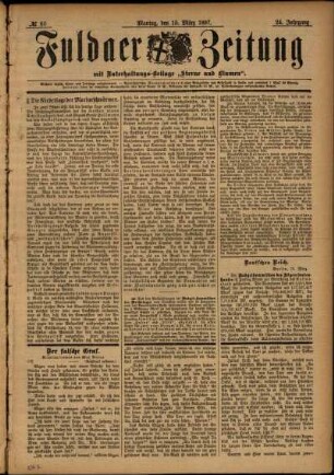 Ausgabe vom Montag, den 15. März 1897.