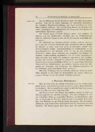 2. Operative Erwägungen.
