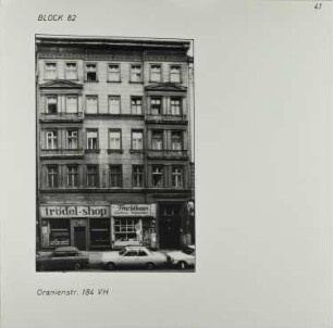 Fotografie: Oranienstr. 184, um 1981