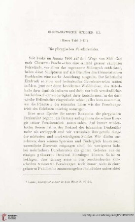 23: Kleinasiatische Studien, 3