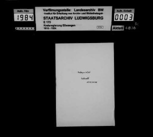 Marktsachen, OA Gerabronn