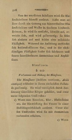 Blausäure.