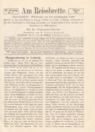 Nr. 2. Februar 1911.