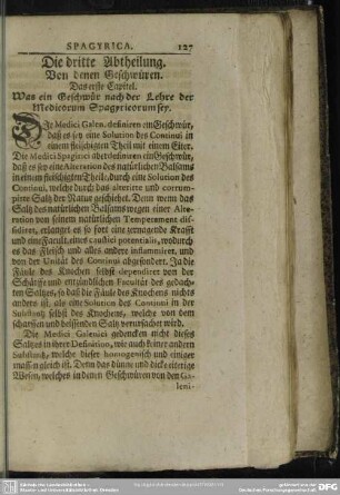 Die dritte Abtheilung. Von denen Geschwüren