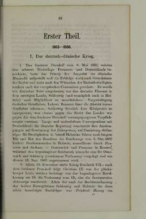 I. Der deutsch-dänische Krieg