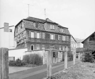 Fachwerkwohnhaus; Büdingen, Vorstadt 22 (rückwärtige Bebauung)