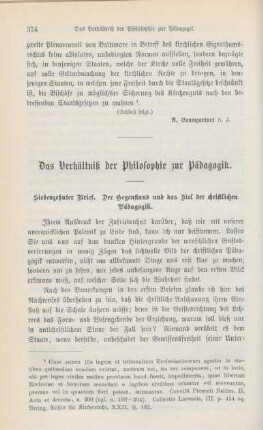 374-389 Das Verhältniß der Philosophie zur Pädagogik : Fortsetzung