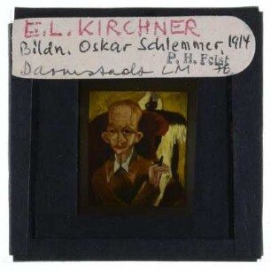 Kirchner, Bildnis Oskar Schlemmer