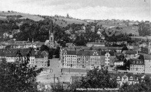 Meißen. Ortsansicht von Meißen-Triebischtal, Ansichtskarte