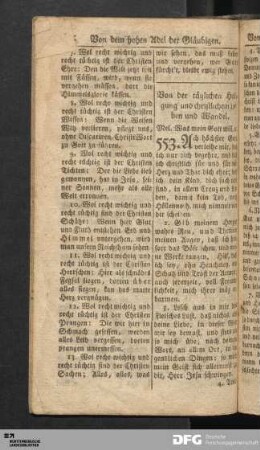 Von der täglichen Heiligung und christlichen Leben und Wandel.