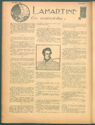 Lamartine : En anécdotas