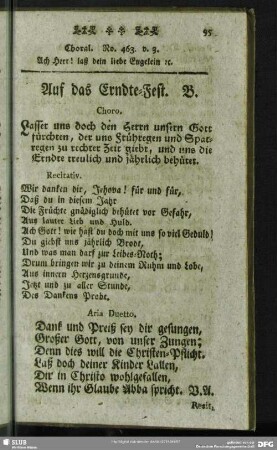 Auf das Erndte-Fest