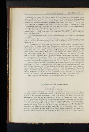 Ein handliches Mikromanometer.