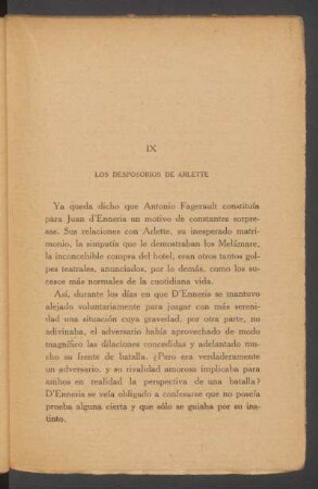 IX - Los desposorios de Arlette