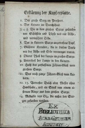 Erklärung der Kupferplatte