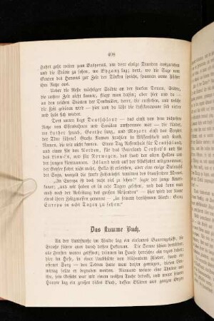 Das stumme Buch.