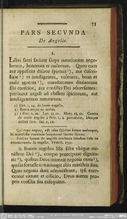 Pars Secunda De Angelis